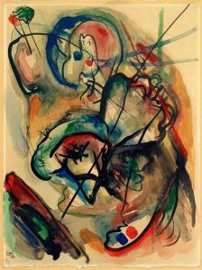 Concentrated by Wassily Kandinsky